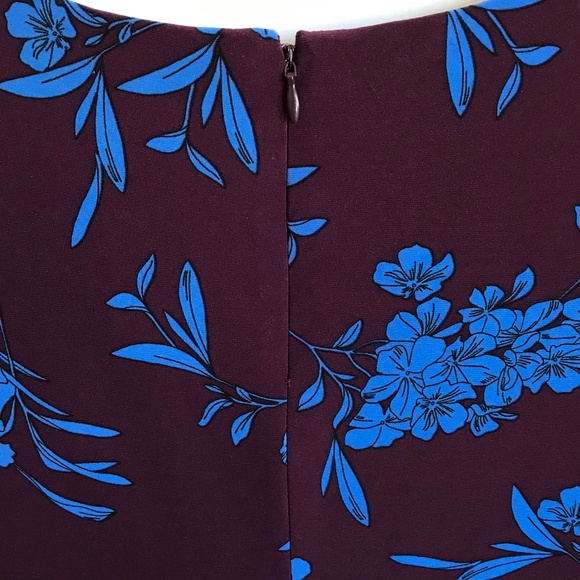 LAUREN RALPH LAUREN Floral Midi Dress 3/4 Sleeve Swing Women’s Plus Size 16 1X - Picture 7 of 16